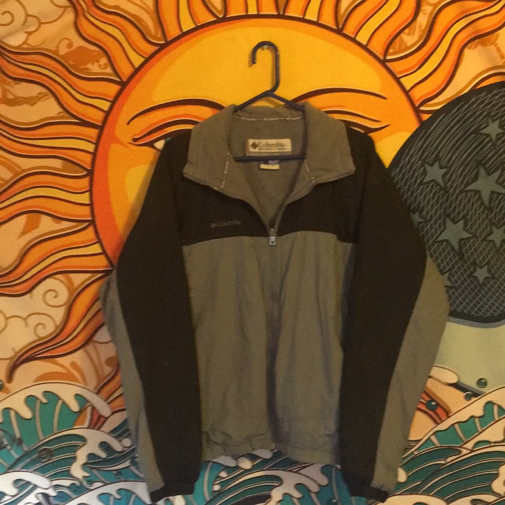 Columbia fleece lined windbreaker XL